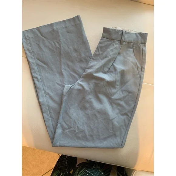 Zara women's dress pants, blue, size small - Picture 4 of 5